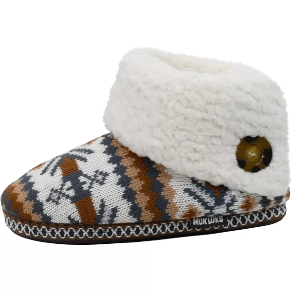 MUK LUKS Womens Melinda SlippersVintage Snowflake