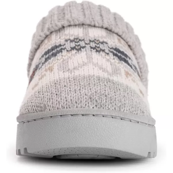 MUK LUKS Womens Minette SlippersIvoryGrey