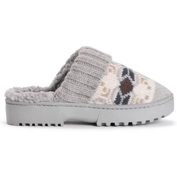 MUK LUKS Womens Minette SlippersIvoryGrey