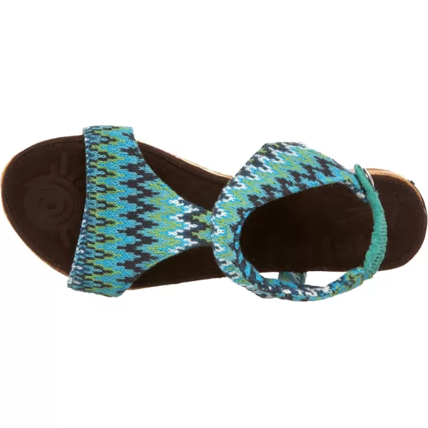 MUK LUKS Womens Mondo SandalTurquoise