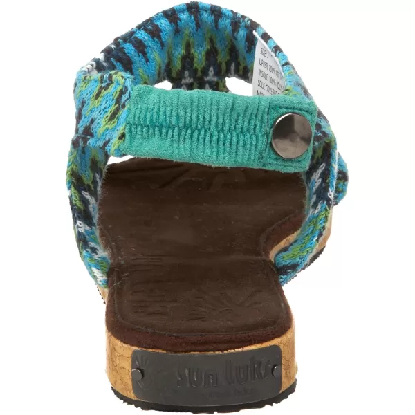 MUK LUKS Womens Mondo SandalTurquoise