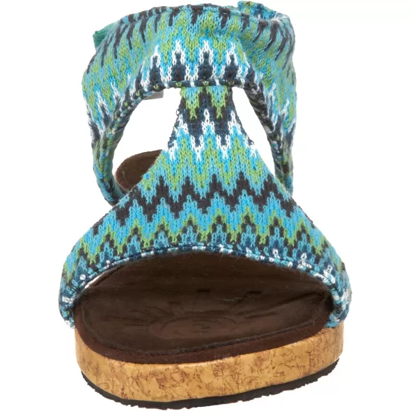 MUK LUKS Womens Mondo SandalTurquoise