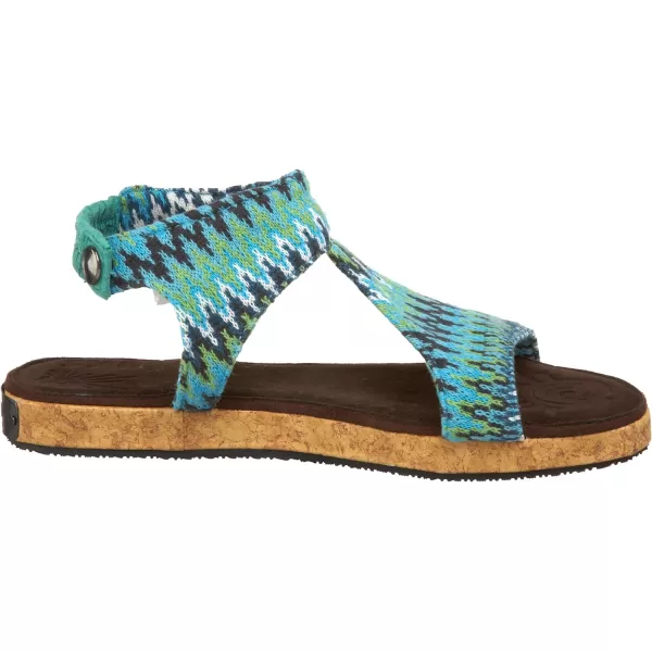 MUK LUKS Womens Mondo SandalTurquoise