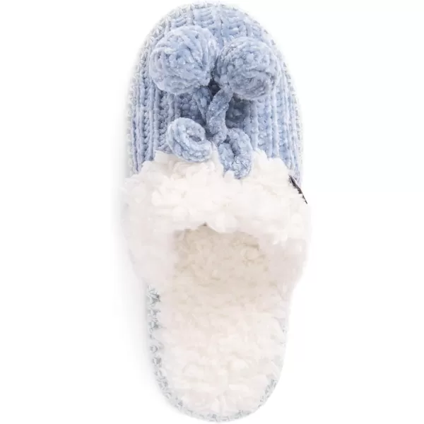 MUK LUKS Womens Perlyn Scuff SlippersDusty Blue