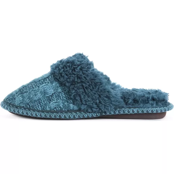 MUK LUKS Womens Perlyn Scuff SlippersPeacock