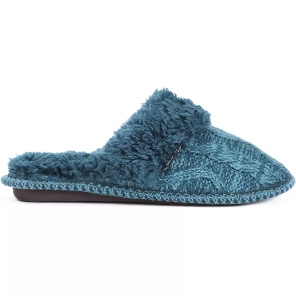 MUK LUKS Womens Perlyn Scuff SlippersPeacock