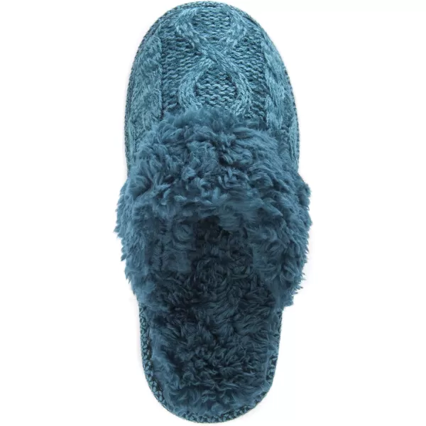 MUK LUKS Womens Perlyn Scuff SlippersPeacock