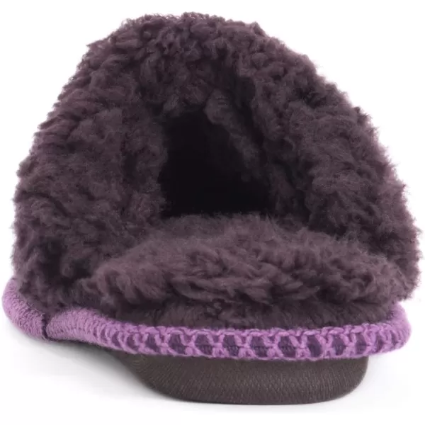 MUK LUKS Womens Perlyn Scuff SlippersPurple