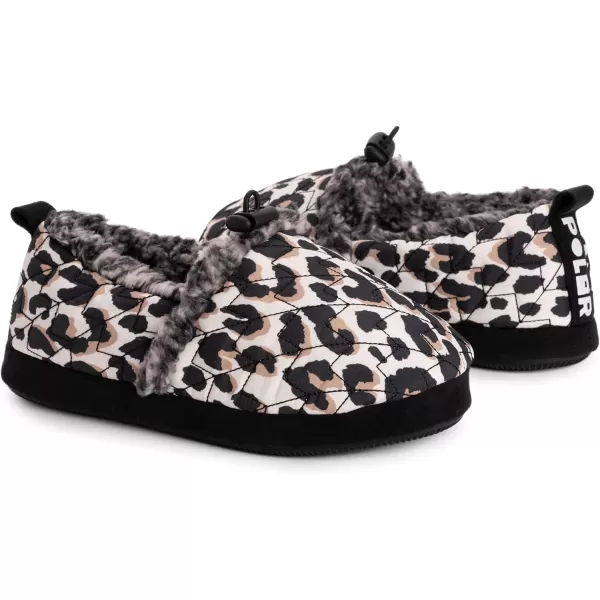 MUK LUKS Womens Polar Giana SlipperLeopard