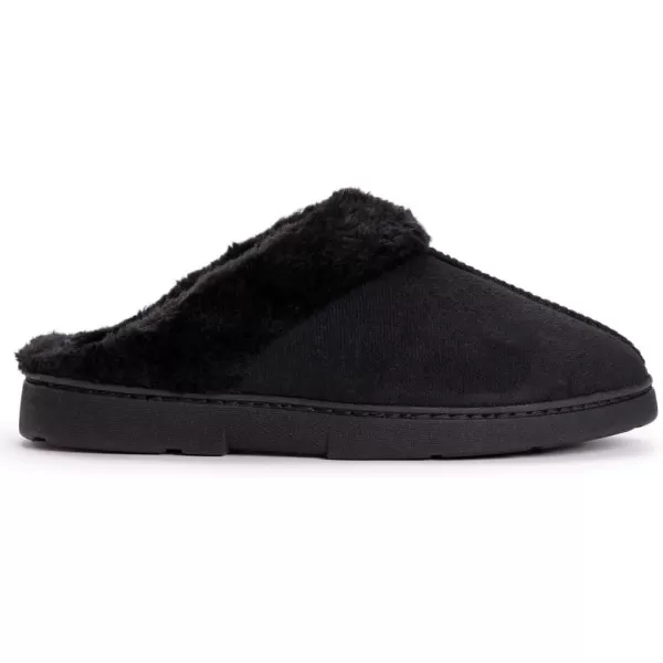 MUK LUKS Womens Polysuede ClogBlack