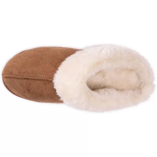 MUK LUKS Womens Polysuede ClogCaramel