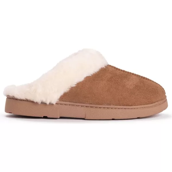 MUK LUKS Womens Polysuede ClogCaramel