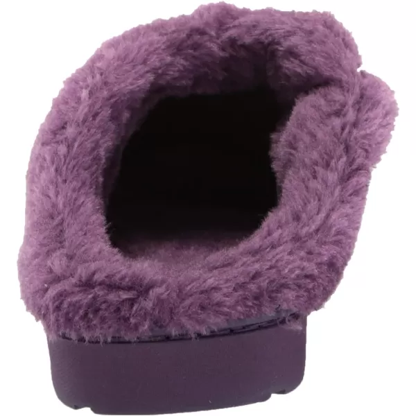 MUK LUKS Womens Polysuede ClogGrape