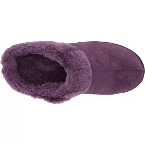 MUK LUKS Womens Polysuede ClogGrape