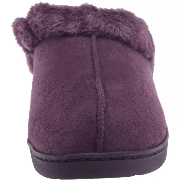 MUK LUKS Womens Polysuede ClogGrape