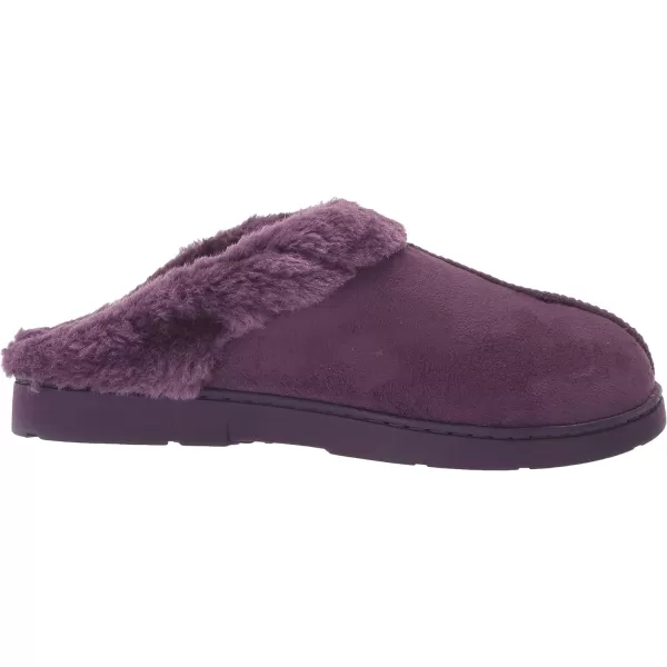 MUK LUKS Womens Polysuede ClogGrape