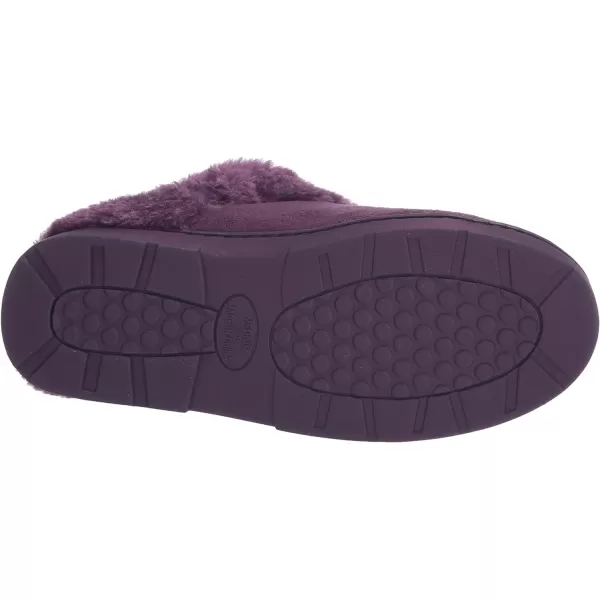 MUK LUKS Womens Polysuede ClogGrape