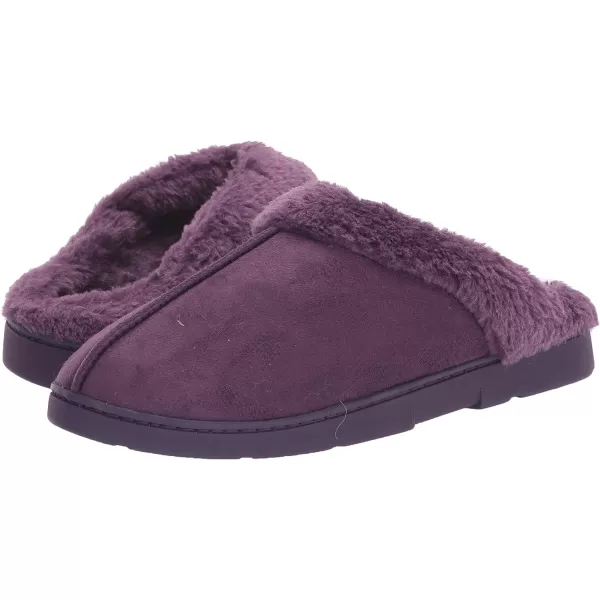 MUK LUKS Womens Polysuede ClogMerlot