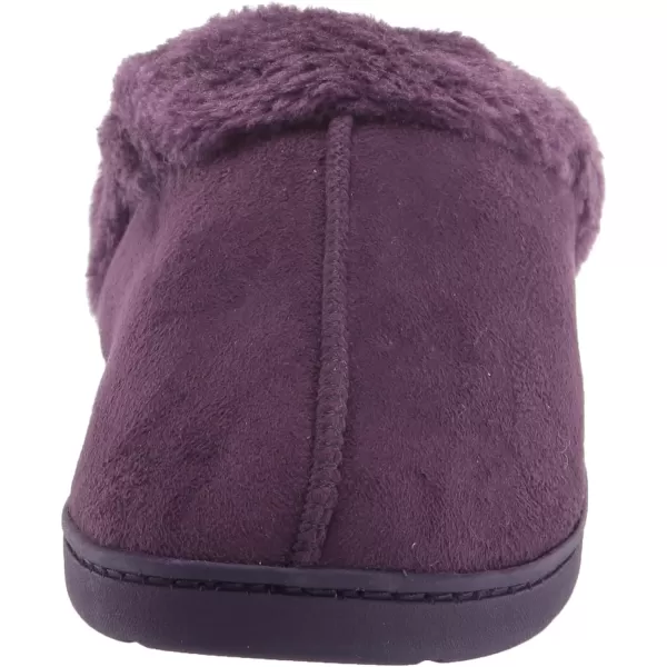 MUK LUKS Womens Polysuede ClogMerlot