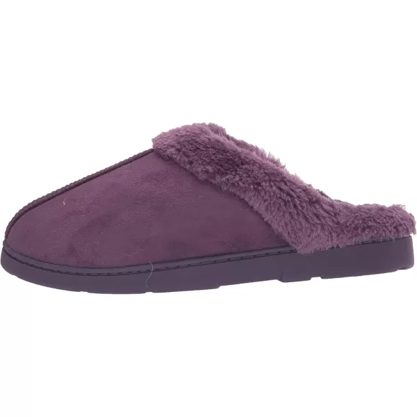 MUK LUKS Womens Polysuede ClogMerlot