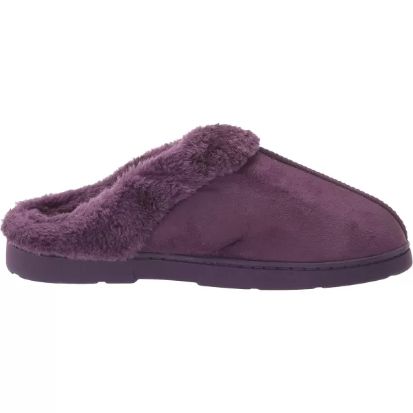 MUK LUKS Womens Polysuede ClogMerlot