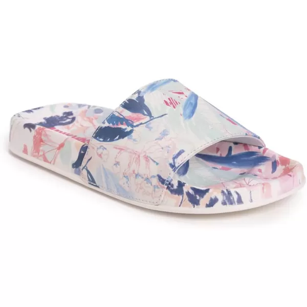 MUK LUKS Womens Pool Party Slide SandalFloral