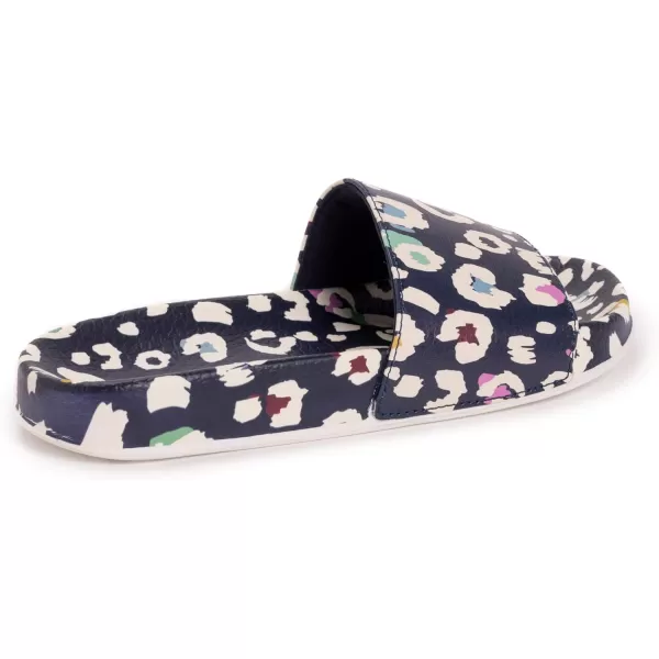 MUK LUKS Womens Pool Party Slide SandalLeopard