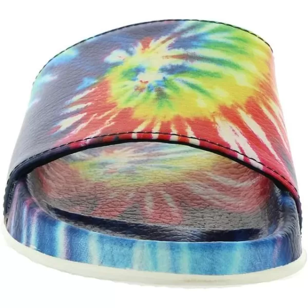 MUK LUKS Womens Pool Party Slide SandalTie Dye