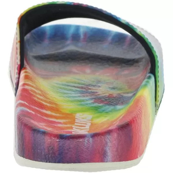 MUK LUKS Womens Pool Party Slide SandalTie Dye