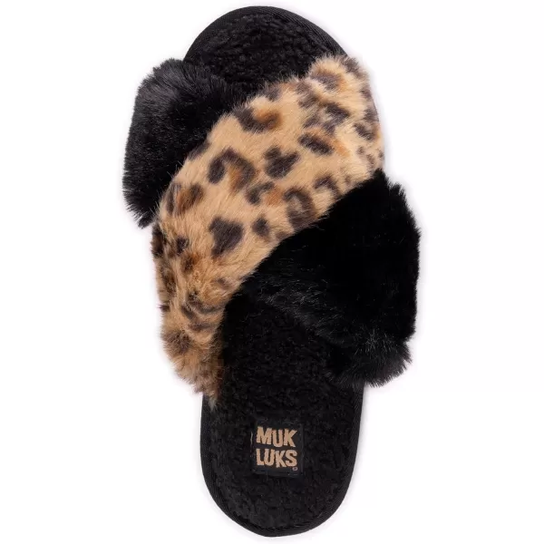 MUK LUKS Womens Prym SlipperLeopard