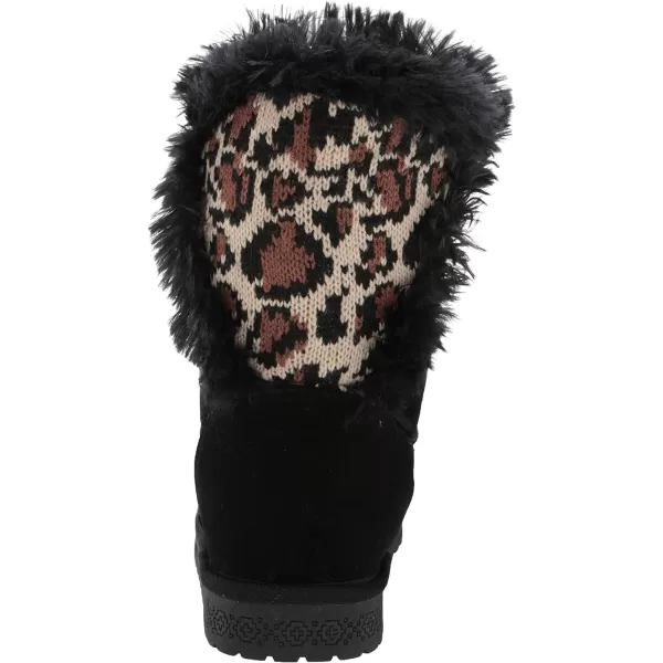 MUK LUKS Womens Pull on Fashion BootBlack