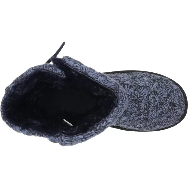 MUK LUKS Womens Pull on Fashion BootDenim Blue