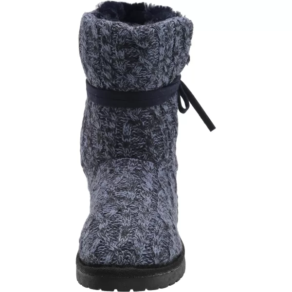 MUK LUKS Womens Pull on Fashion BootDenim Blue