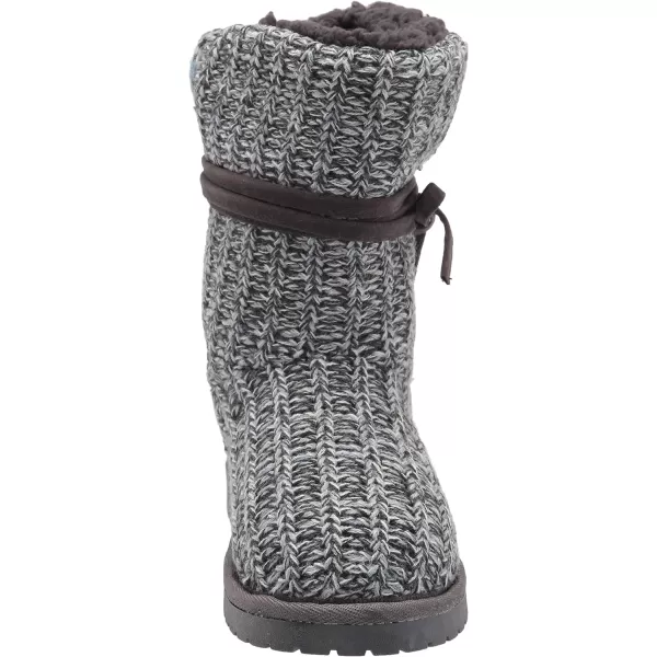 MUK LUKS Womens Pull on Fashion BootHeather Grey