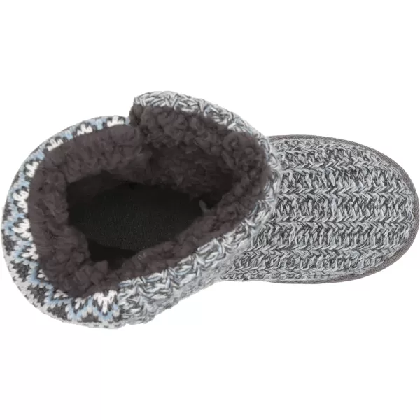 MUK LUKS Womens Pull on Fashion BootHeather Grey