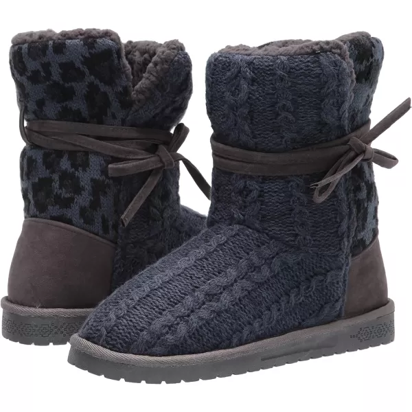 MUK LUKS Womens Pull on Fashion BootIndigo