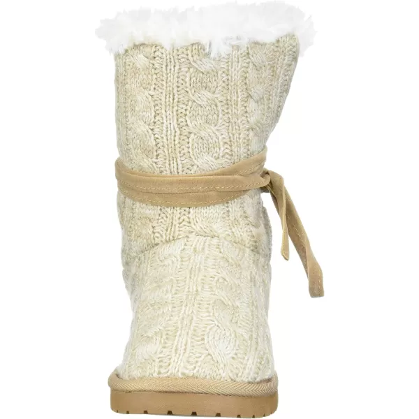 MUK LUKS Womens Pull on Fashion BootLight Brown