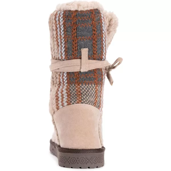 MUK LUKS Womens Pull on Fashion BootStone Plaid