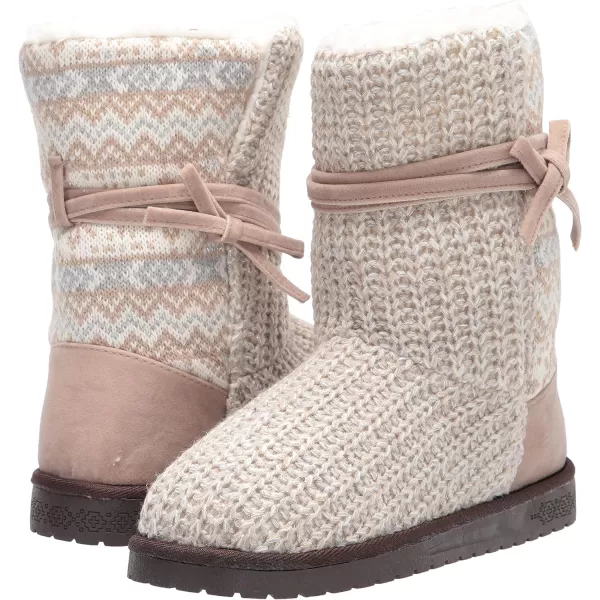 MUK LUKS Womens Pull on Fashion BootWinter Shimmer