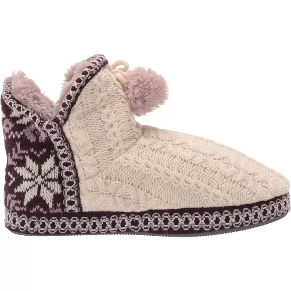 MUK LUKS Womens Pull on SlipperAubergine