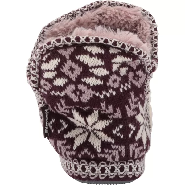 MUK LUKS Womens Pull on SlipperAubergine