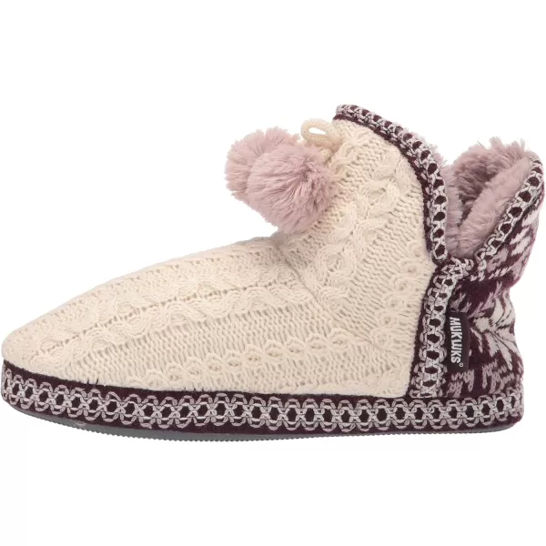 MUK LUKS Womens Pull on SlipperAubergine