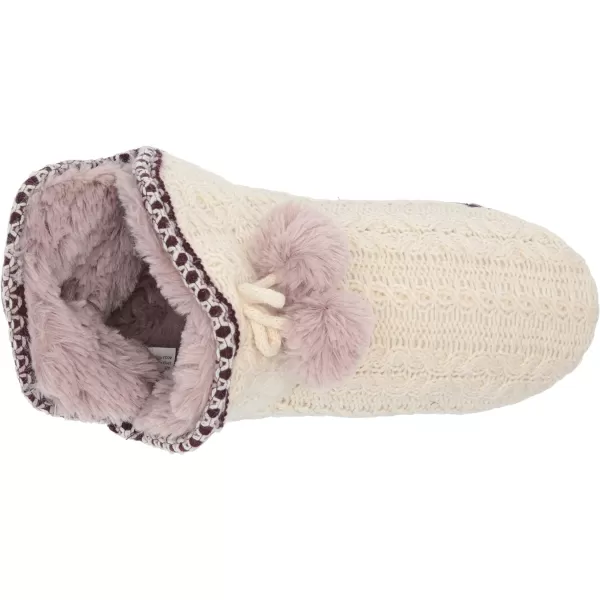 MUK LUKS Womens Pull on SlipperAubergine