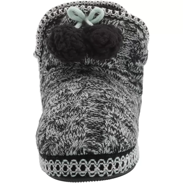 MUK LUKS Womens Pull on SlipperBlackMint