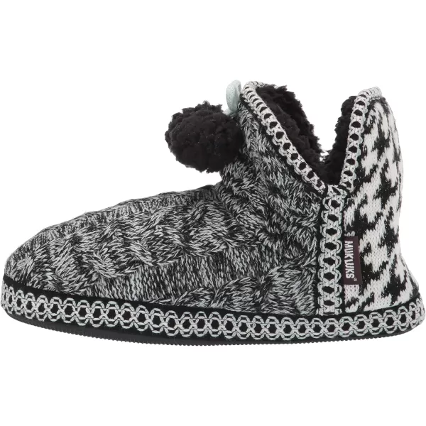 MUK LUKS Womens Pull on SlipperBlackMint