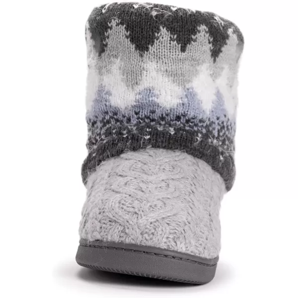 MUK LUKS Womens Raquel SlippersMedium Grey Heather