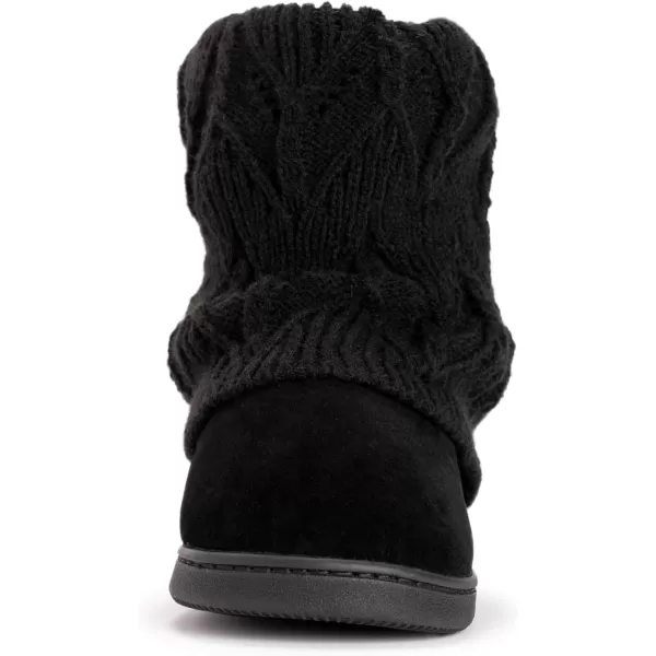 MUK LUKS Womens Raquel SlippersOxfordBlack