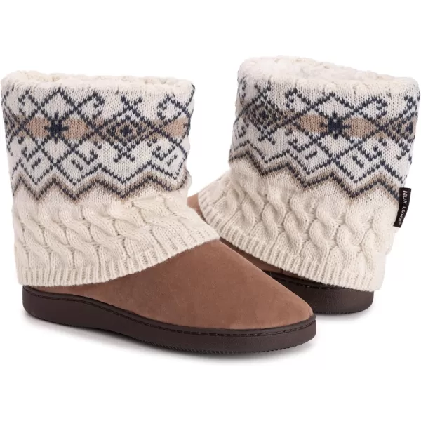 MUK LUKS Womens Raquel SlippersOxfordIvory