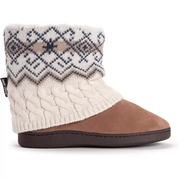 MUK LUKS Womens Raquel SlippersOxfordIvory