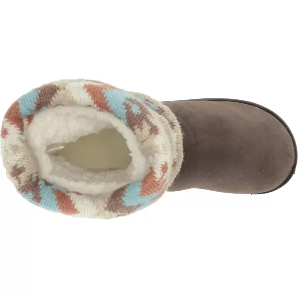 MUK LUKS Womens Raquel SlippersOxfordOatmeal Strpe